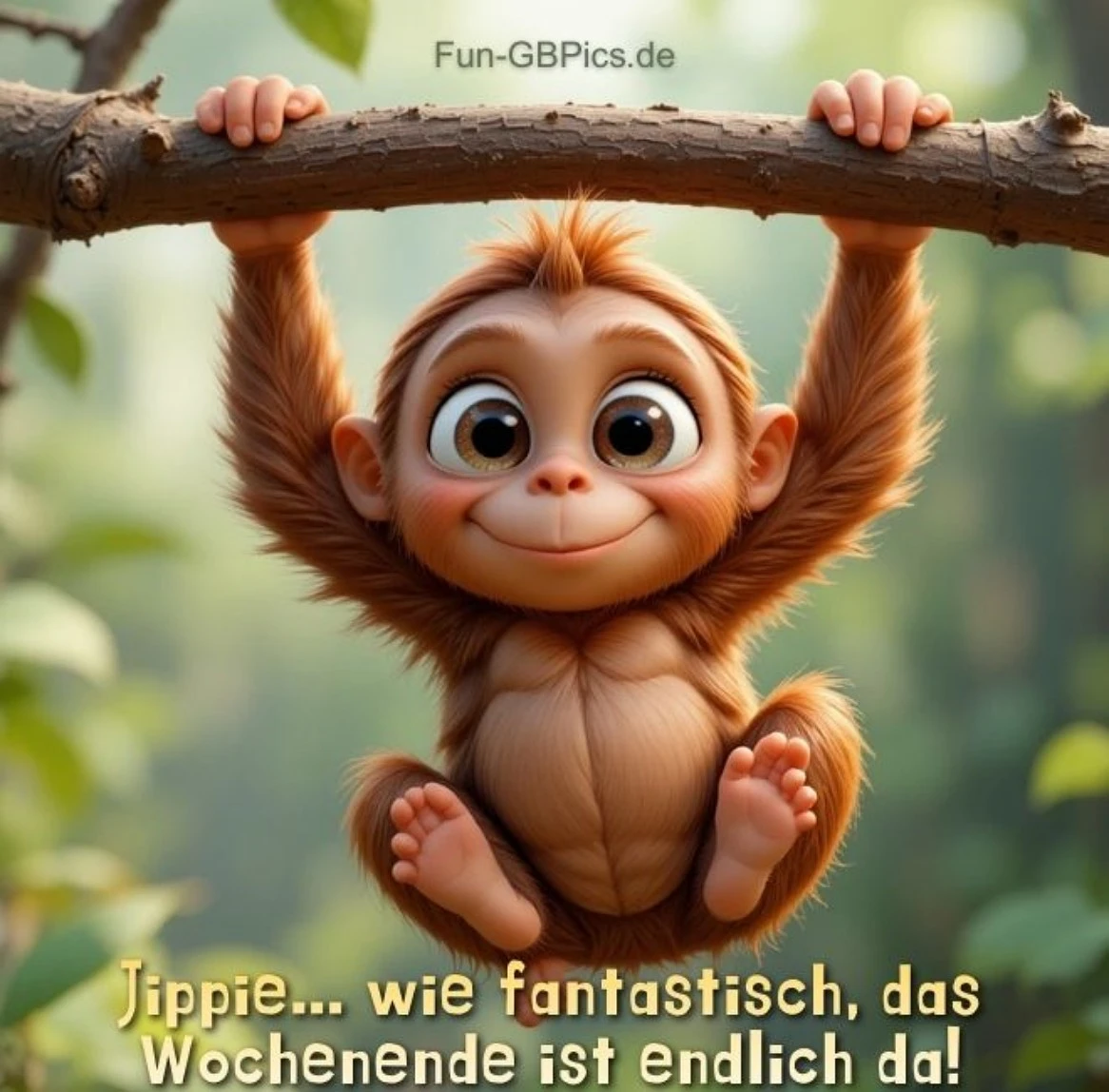 Jippie, wie fantastisch, das Wochenende ist endlich da!