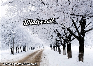 Winterzeit GB Bild