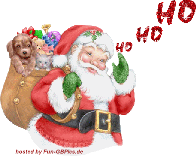 Weihnachtsmann Grusskarten Bild