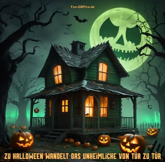 Zu Halloween wandelt das Unheimliche von Tür zu Tür.